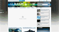 Desktop Screenshot of alarms.com